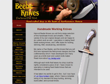Tablet Screenshot of beebeknives.com